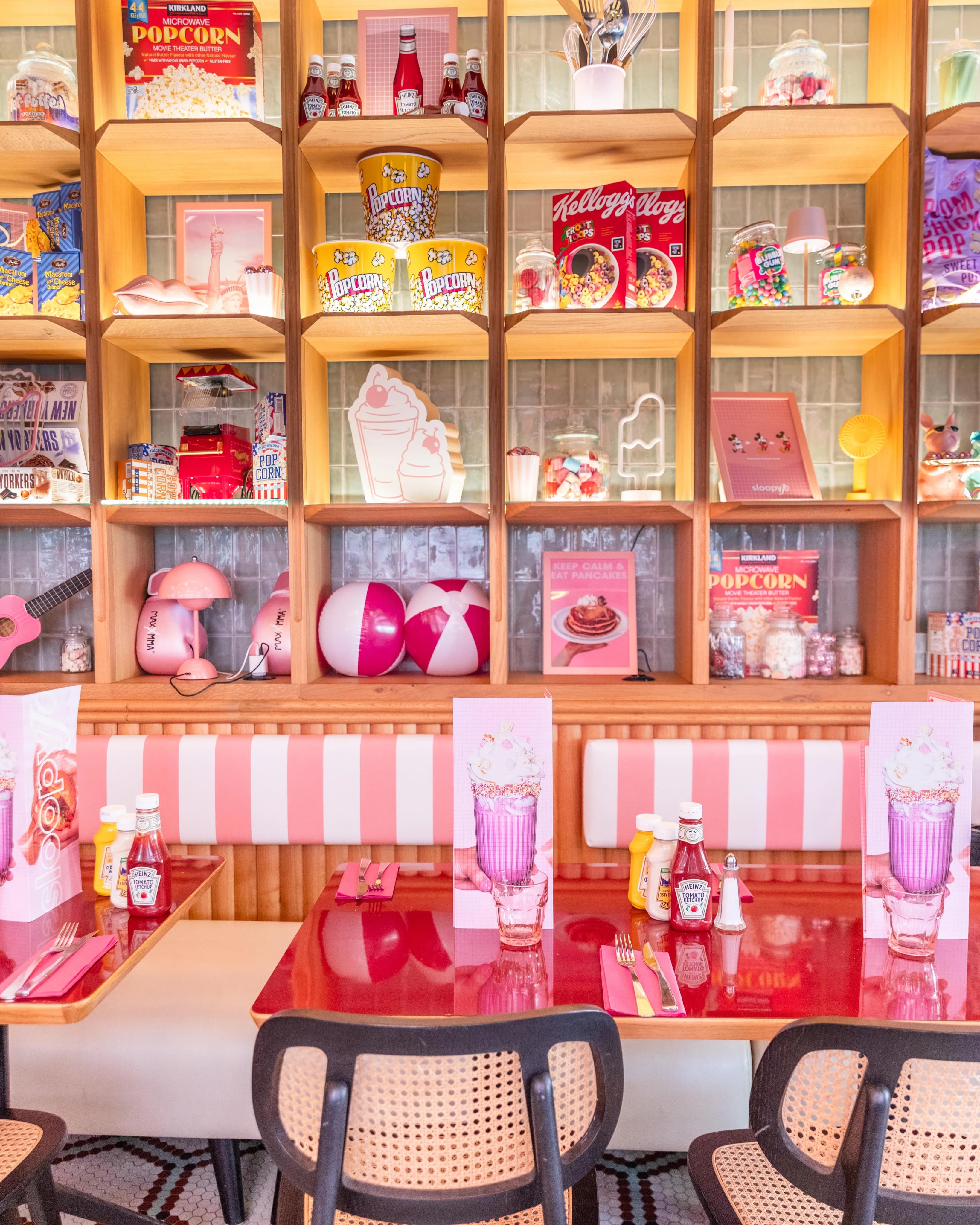 Étagère du restaurant